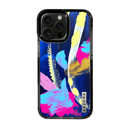 Funda ultra protectora pintada a mano para iPhone 16 Pro Max - Rainy