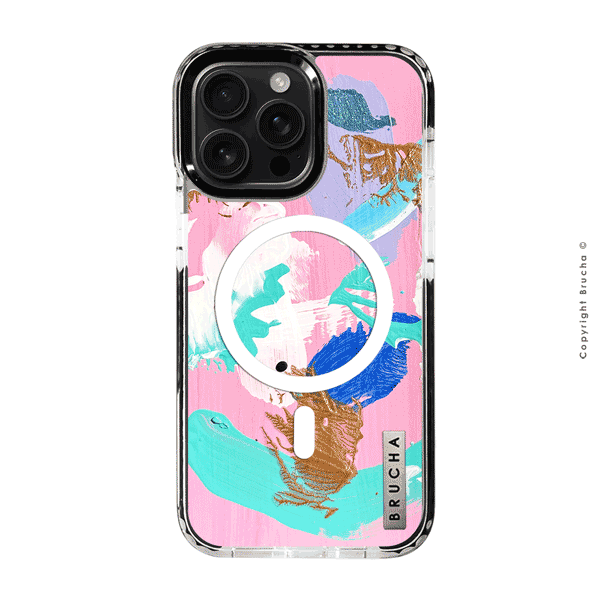 Funda Magsafe ultra protectora pintada a mano para iPhone 16 Pro Max - Sadie