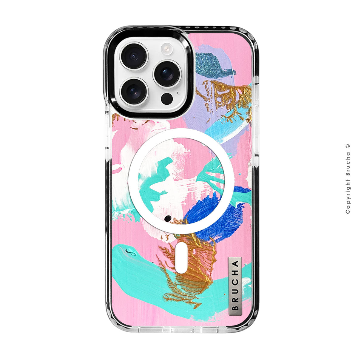 Funda Magsafe ultra protectora pintada a mano para iPhone 16 Pro Max - Sadie