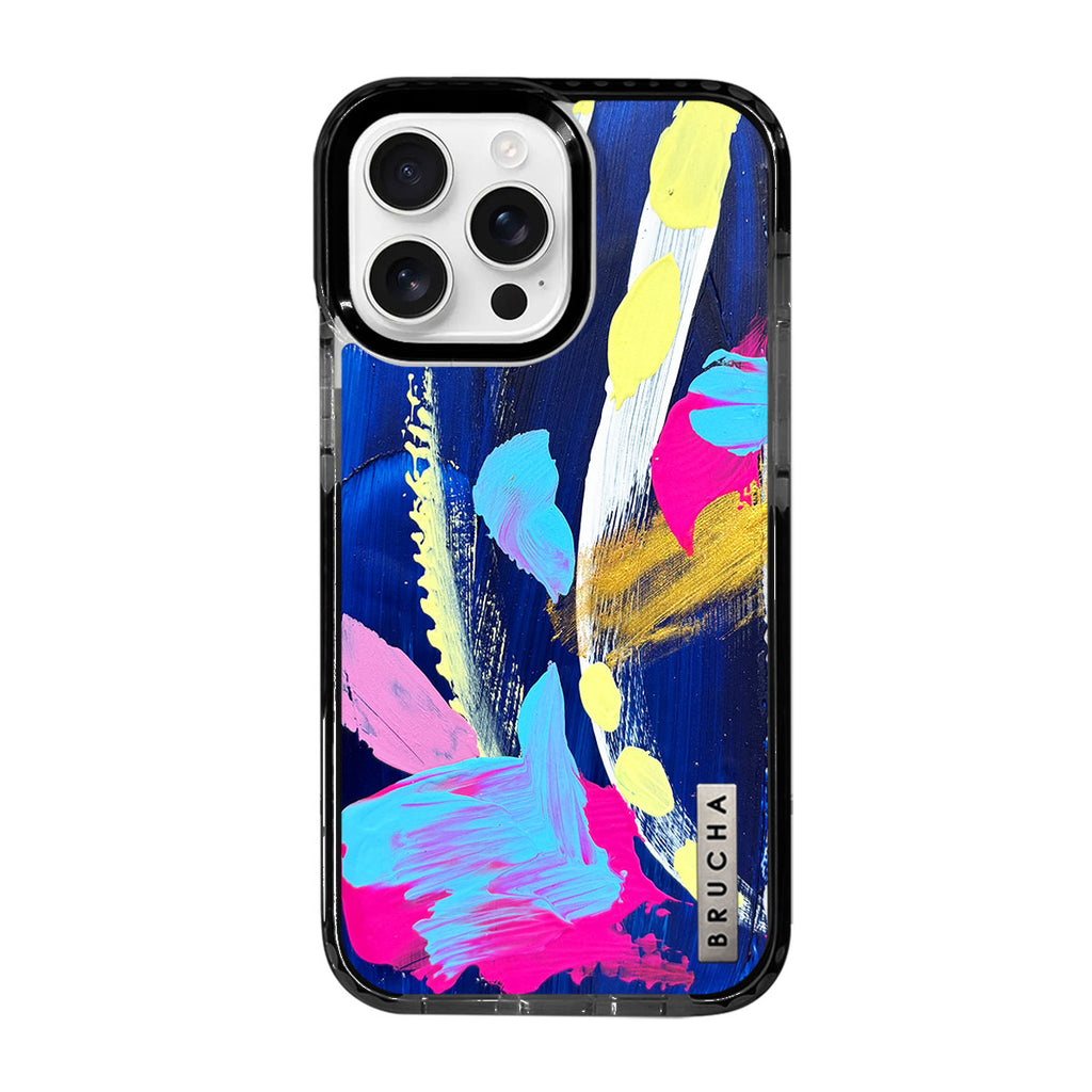Funda ultra protectora pintada a mano para iPhone 16 Pro Max - Rainy
