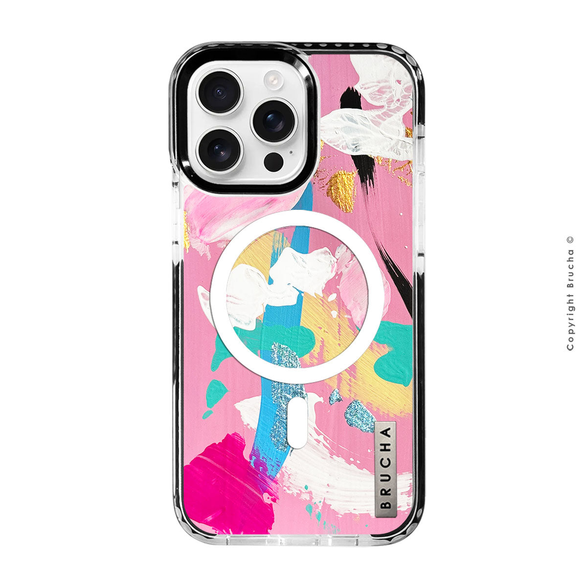 Funda Magsafe ultra protectora pintada a mano para iPhone 16 Pro Max - Caleb