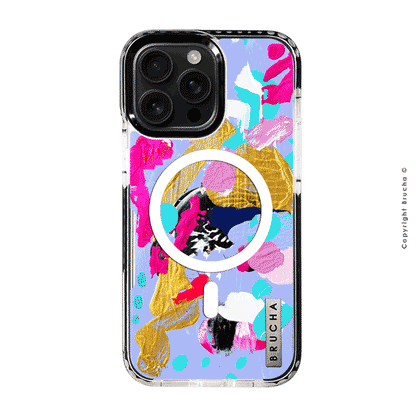Funda Magsafe ultra protectora pintada a mano para iPhone 16 Pro Max - Aria