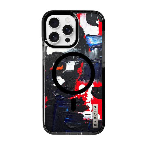 Funda Magsafe ultra protectora pintada a mano para iPhone 16 Pro Max - Blur