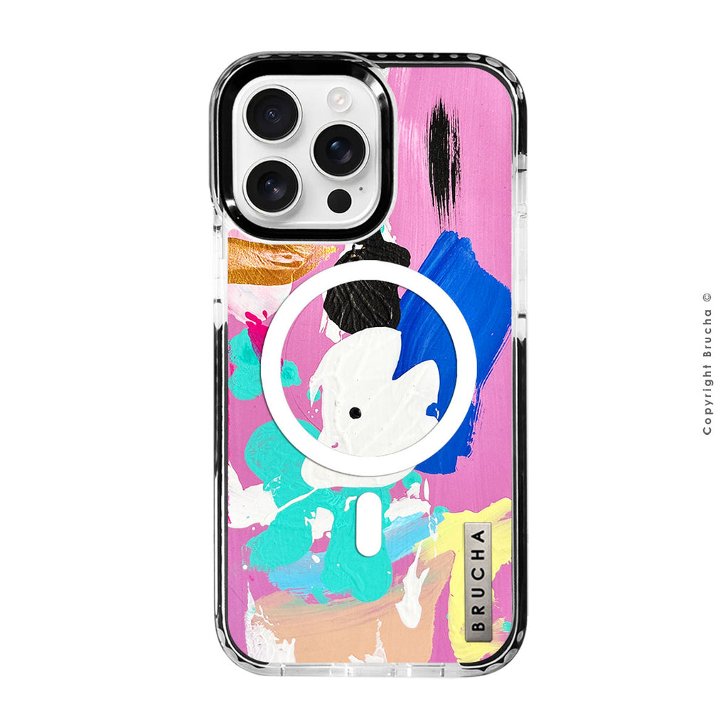 Funda Magsafe ultra protectora pintada a mano para iPhone 16 Pro Max - Holdy