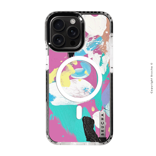 Funda Magsafe ultra protectora pintada a mano para iPhone 16 Pro Max - Jeti