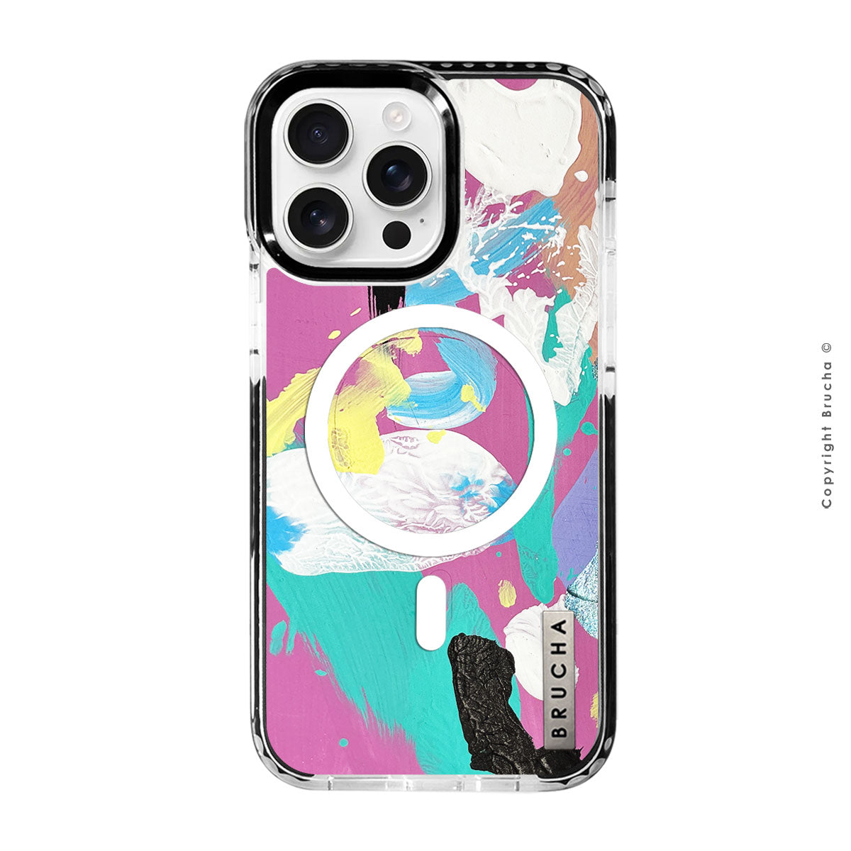 Funda Magsafe ultra protectora pintada a mano para iPhone 16 Pro Max - Jeti