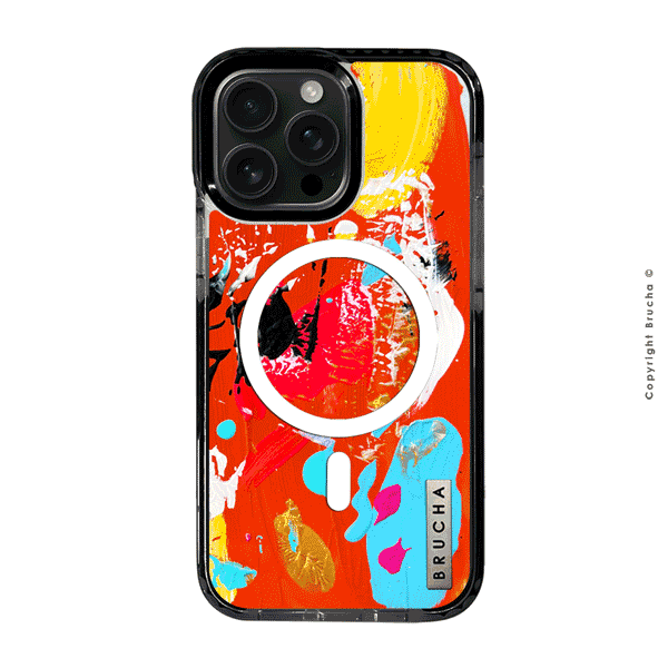 Funda Magsafe ultra protectora pintada a mano para iPhone 16 Pro Max - Vera