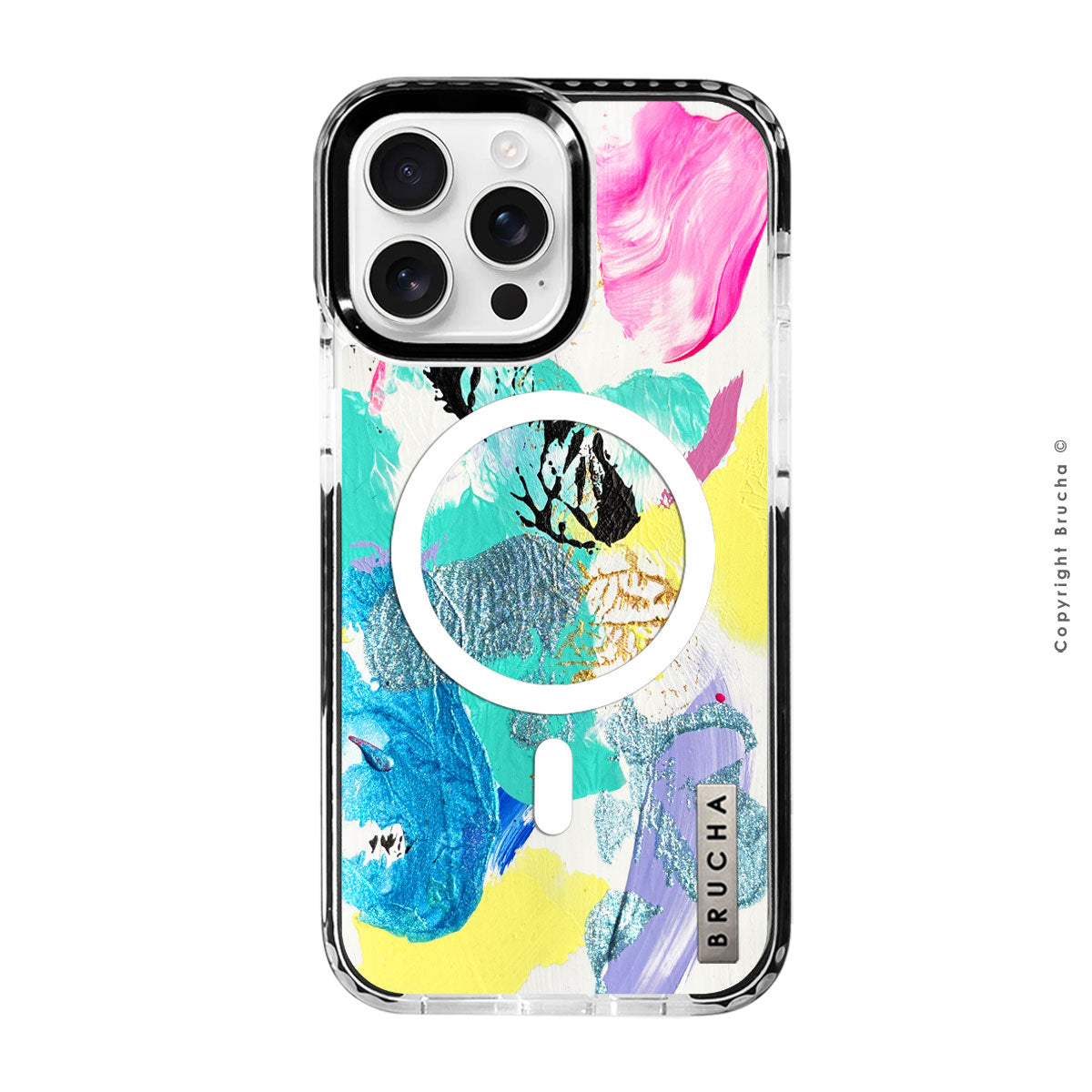 Funda Magsafe ultra protectora pintada a mano para iPhone 16 Pro Max - Prosseco