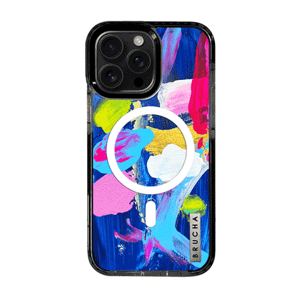 Funda Magsafe ultra protectora pintada a mano para iPhone 16 Pro Max - Glow