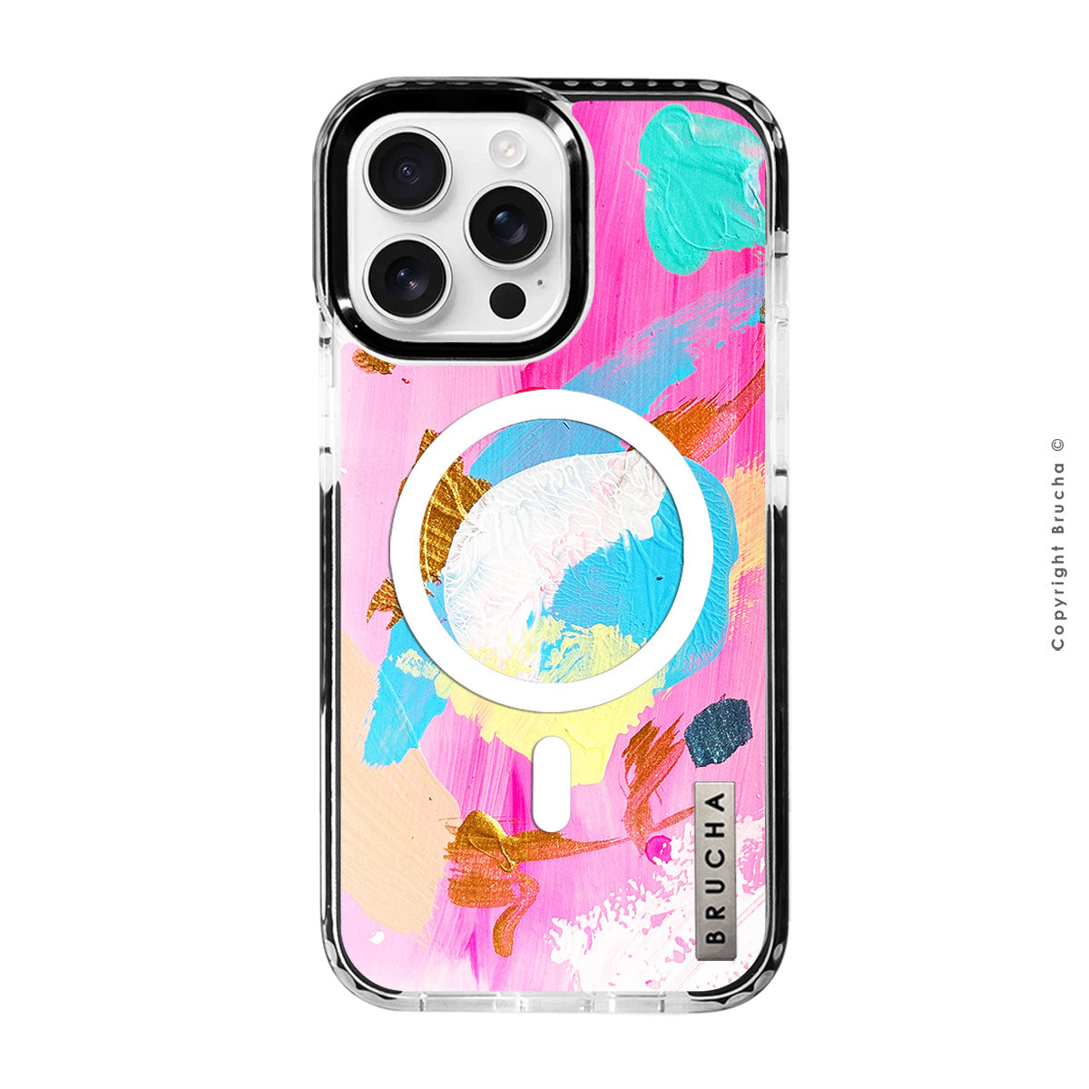 Funda Magsafe ultra protectora pintada a mano para iPhone 16 Pro Max - Macky