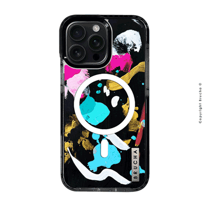 Funda Magsafe ultra protectora pintada a mano para iPhone 16 Pro Max - Mythos
