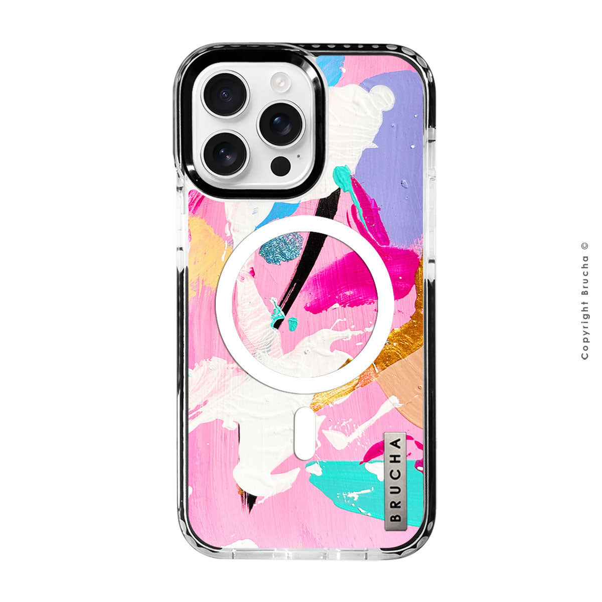 Funda Magsafe ultra protectora pintada a mano para iPhone 16 Pro Max - Perks