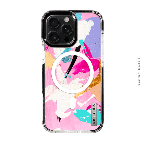 Funda Magsafe ultra protectora pintada a mano para iPhone 16 Pro Max - Perks