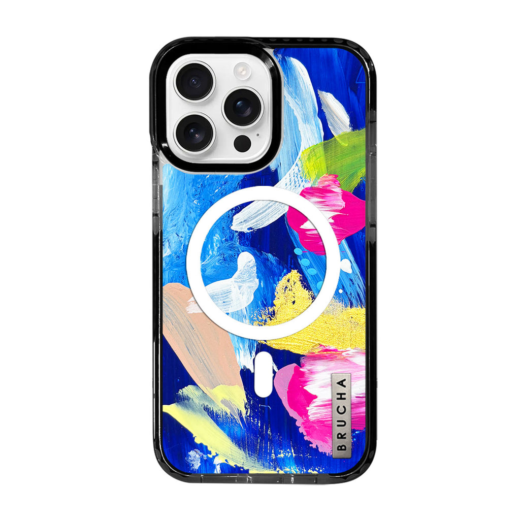 Funda Magsafe ultra protectora pintada a mano para iPhone 16 Pro Max - Bella