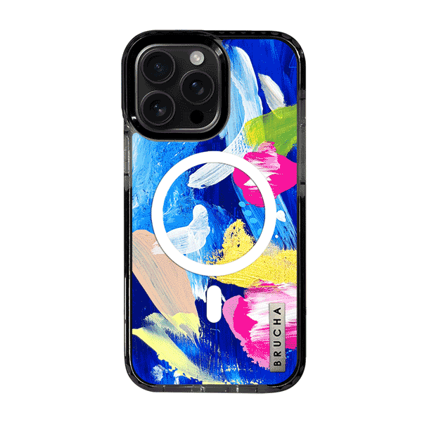 Funda Magsafe ultra protectora pintada a mano para iPhone 16 Pro Max - Bella