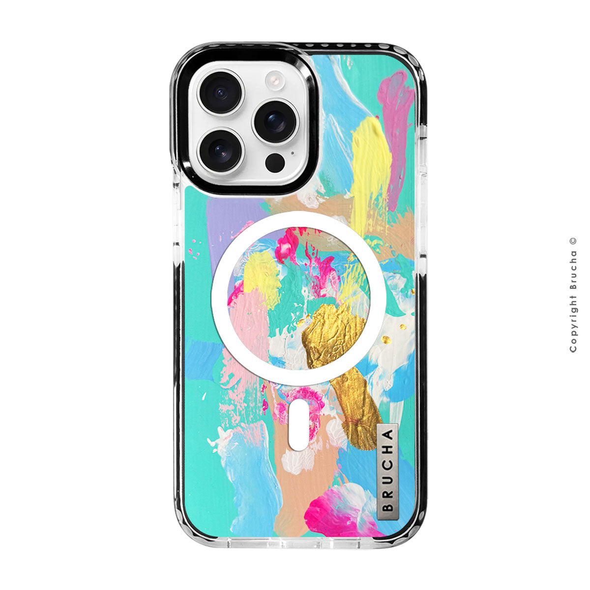 Funda Magsafe ultra protectora pintada a mano para iPhone 16 Pro Max - Lukke