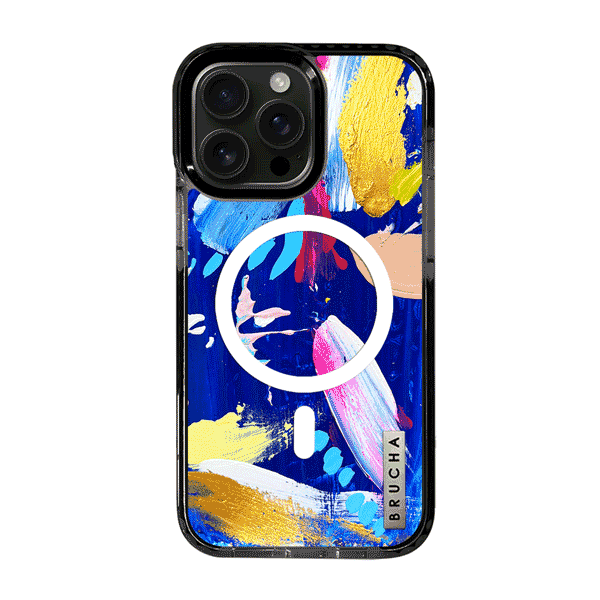 Funda Magsafe ultra protectora pintada a mano para iPhone 16 Pro Max - Track