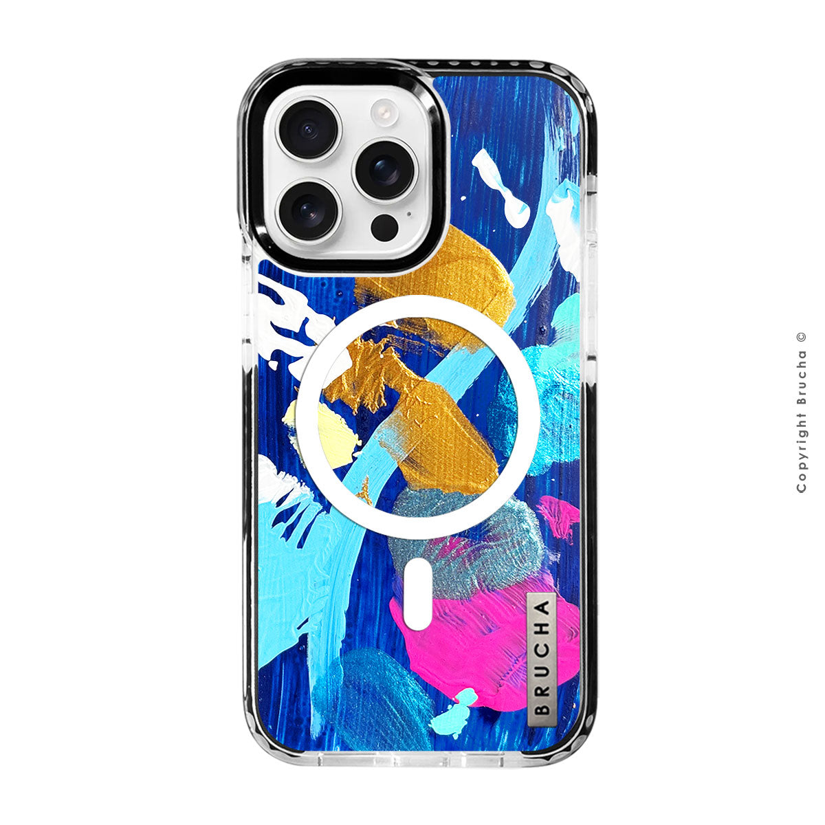 Funda Magsafe ultra protectora pintada a mano para iPhone 16 Pro Max - Ariana