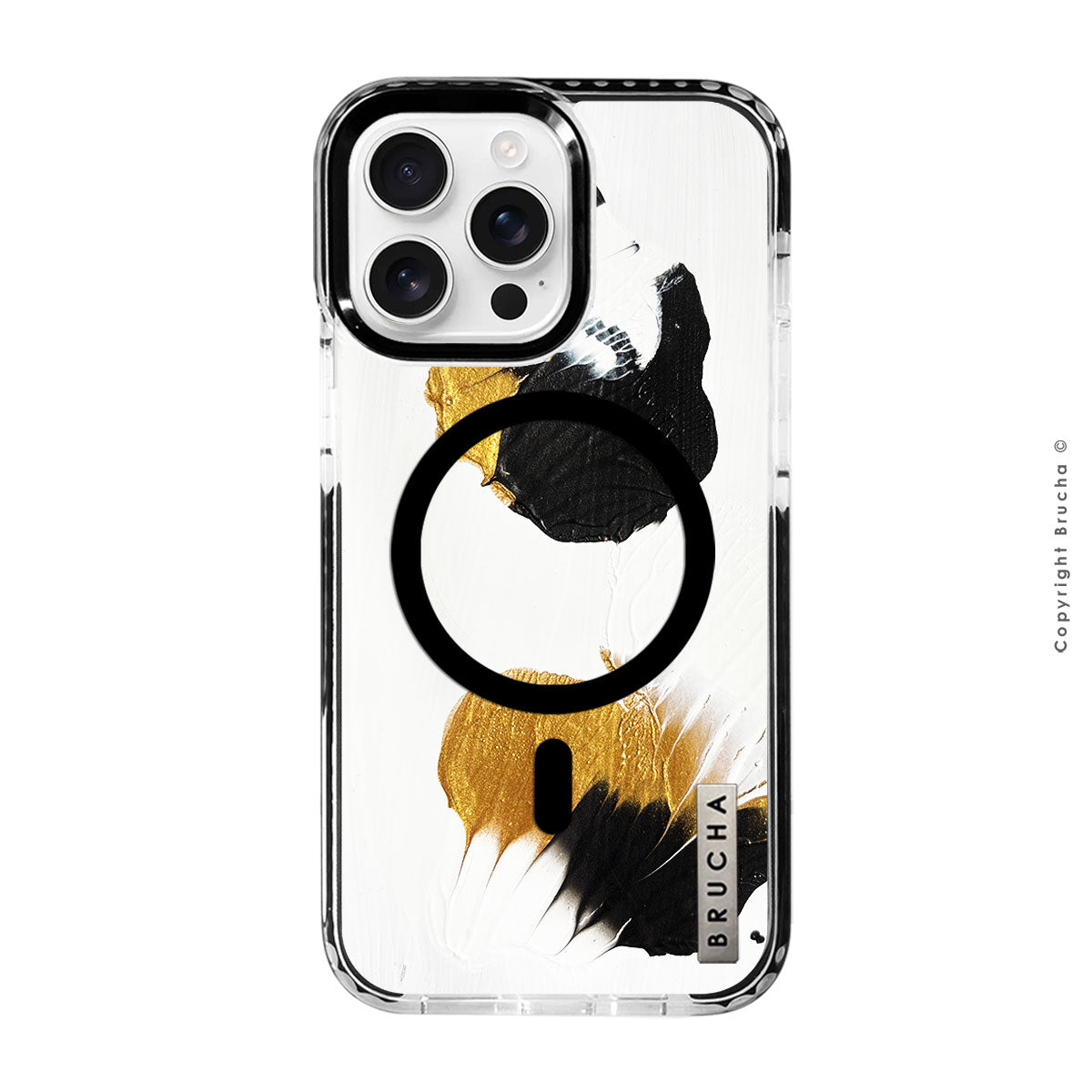 Funda Magsafe ultra protectora pintada a mano para iPhone 16 Pro Max - Marb