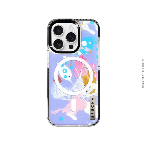 Funda Magsafe ultra protectora pintada a mano para iPhone 16 Pro - Mika