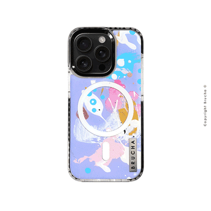 Funda Magsafe ultra protectora pintada a mano para iPhone 16 Pro - Mika
