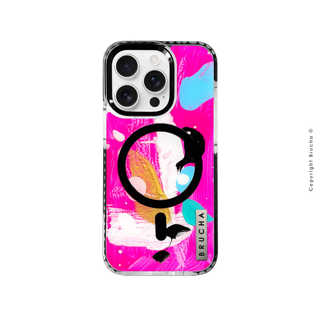 Funda Magsafe ultra protectora pintada a mano para iPhone 16 Pro - Divine
