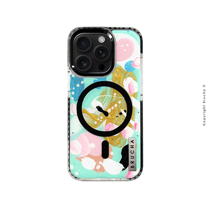 Funda Magsafe ultra protectora pintada a mano para iPhone 16 Pro - Yanne