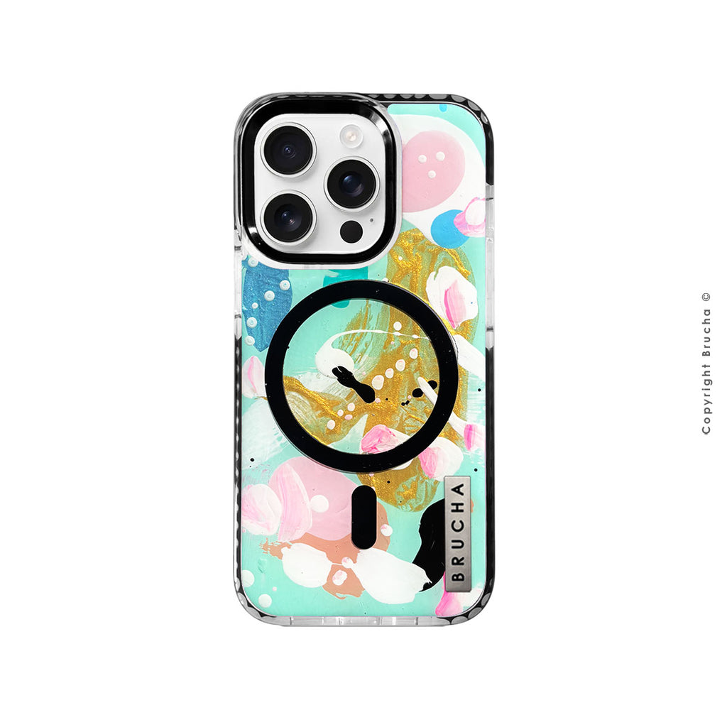 Funda Magsafe ultra protectora pintada a mano para iPhone 16 Pro - Yanne