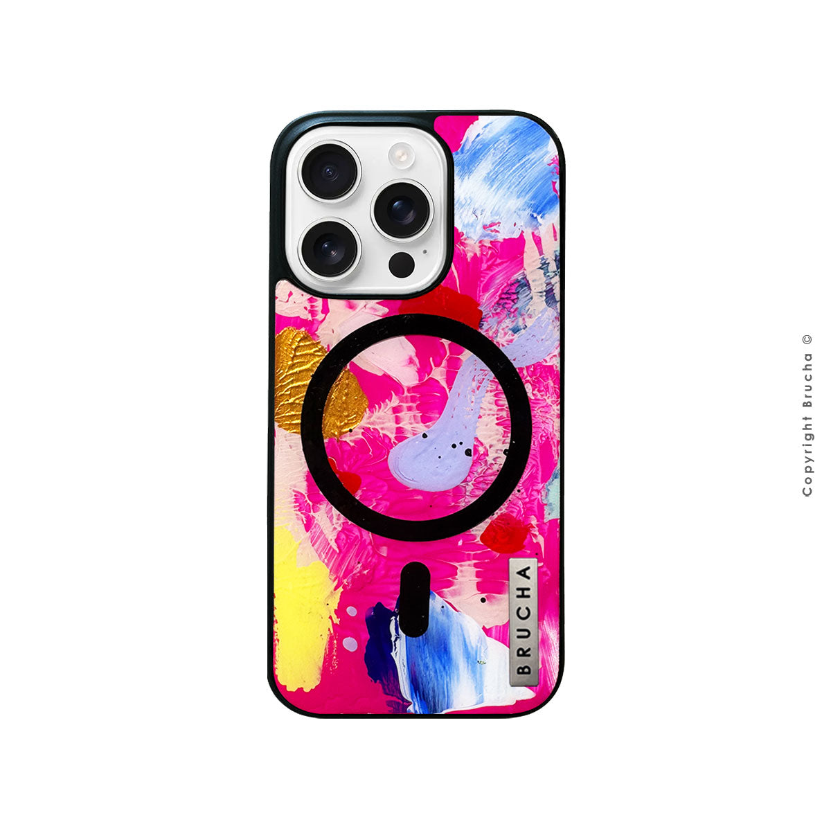 Funda Magsafe ultra protectora pintada a mano para iPhone 16 Pro - Zac