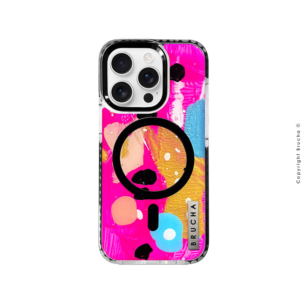 Funda Magsafe ultra protectora pintada a mano para iPhone 16 Pro - Shawn