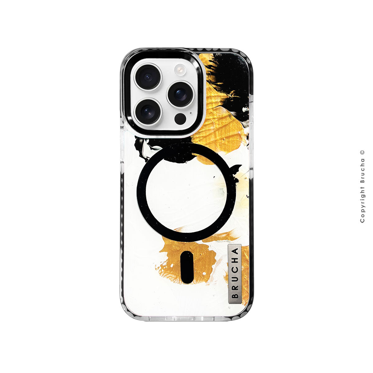 Funda Magsafe ultra protectora pintada a mano para iPhone 16 Pro - List