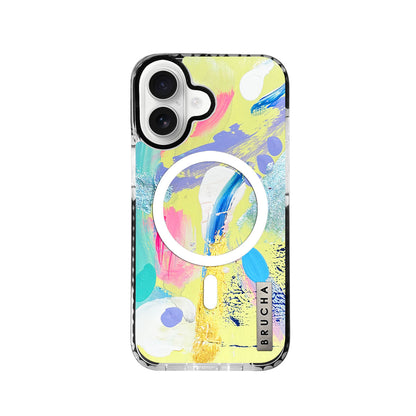 Funda ultra protectora pintada a mano para iPhone 16 - Banana