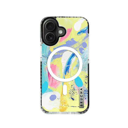Funda ultra protectora pintada a mano para iPhone 16 - Banana