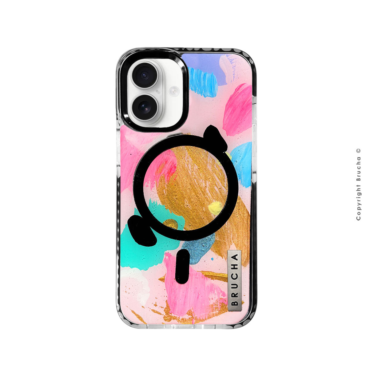 Funda Magsafe ultra protectora pintada a mano para iPhone 16 - Art