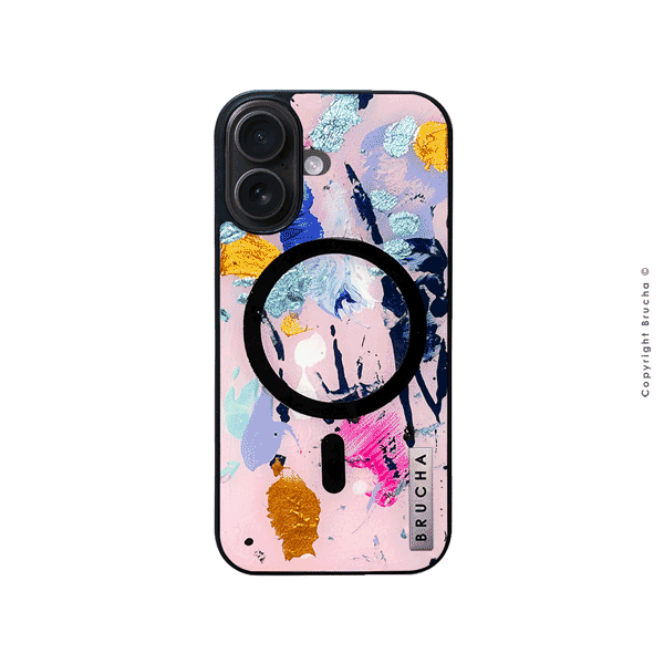 Funda Magsafe ultra protectora pintada a mano para iPhone 16 - Dul