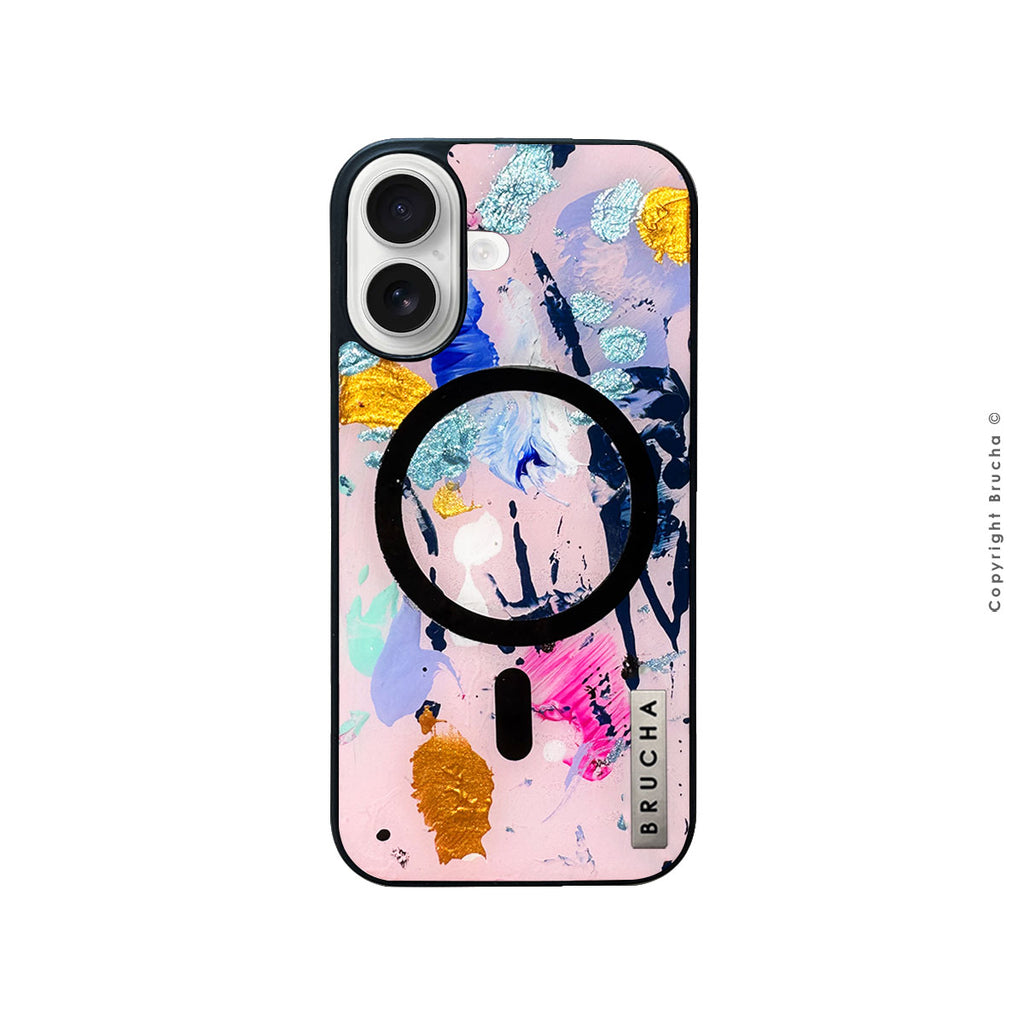 Funda Magsafe ultra protectora pintada a mano para iPhone 16 - Dul