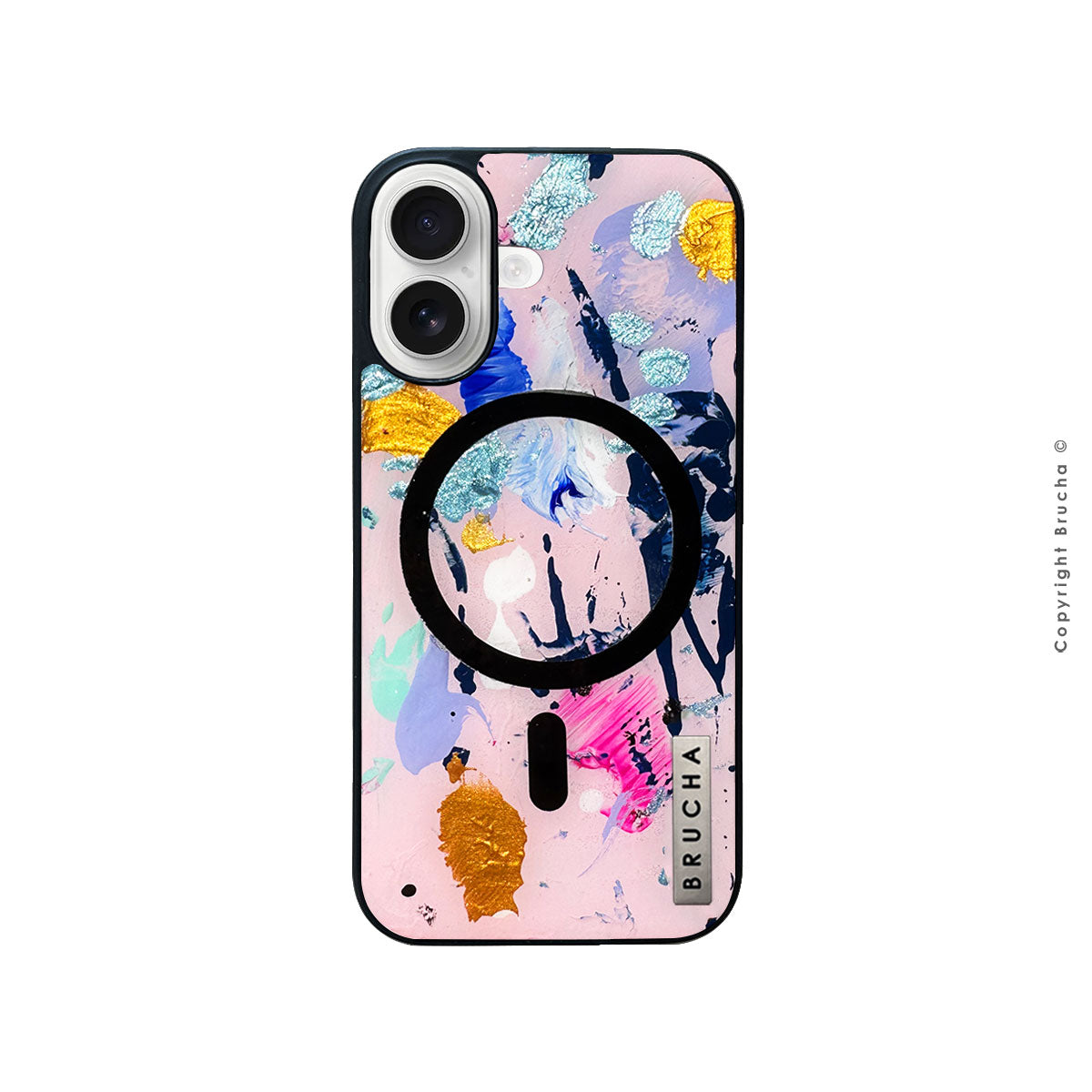 Funda Magsafe ultra protectora pintada a mano para iPhone 16 - Dul