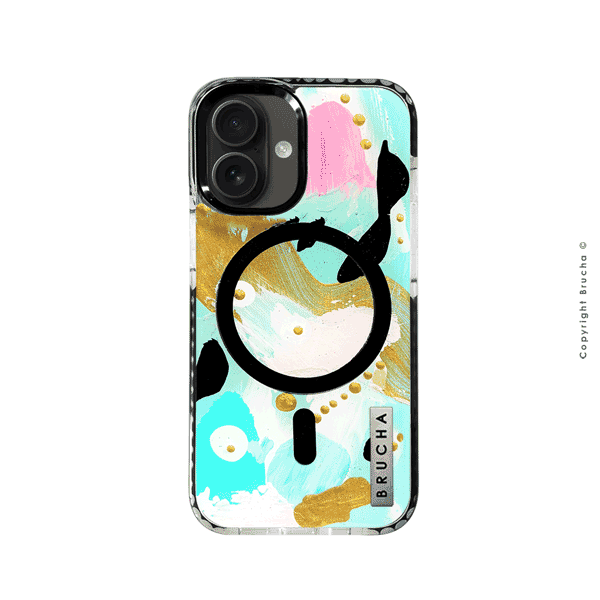 Funda Magsafe ultra protectora pintada a mano para iPhone 16 - Zara