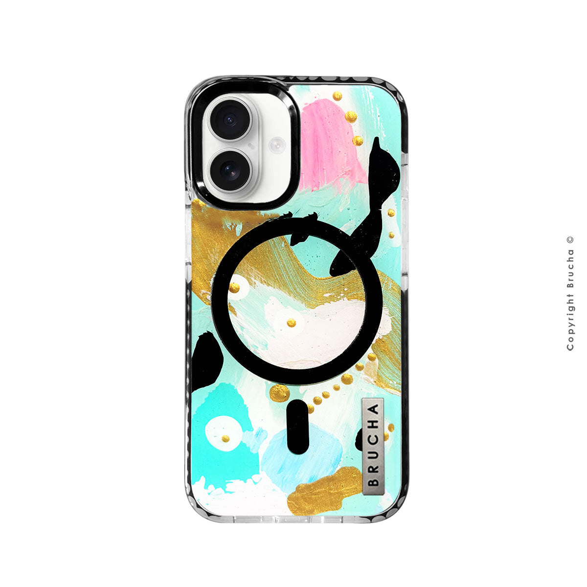 Funda Magsafe ultra protectora pintada a mano para iPhone 16 - Zara