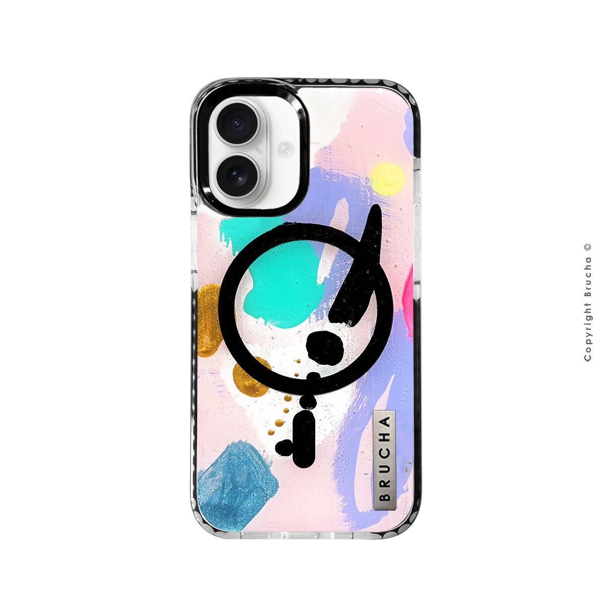 Funda Magsafe ultra protectora pintada a mano para iPhone 16 - Save