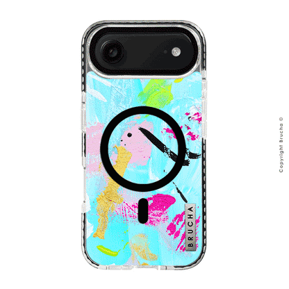 Funda Magsafe ultra protectora pintada a mano para iPhone 17 Air - Teo