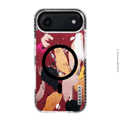 Funda Magsafe ultra protectora pintada a mano para iPhone 17 Air - Lago