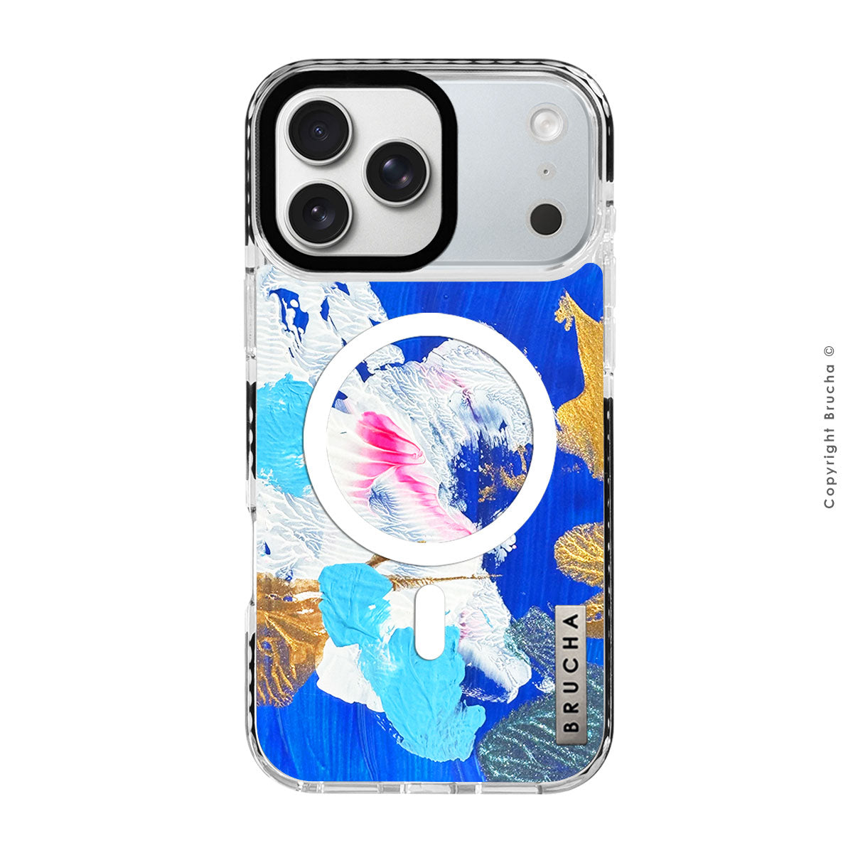 Funda Magsafe ultra protectora pintada a mano para iPhone 17 Pro Max - Alboreto