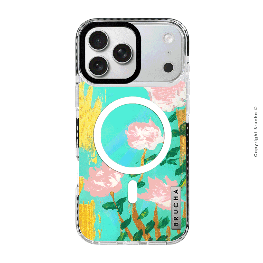 Set funda Magsafe ultra protectora, cartera Magsafe y holder match pintada a mano para iPhone 17 Pro Max  - 人生