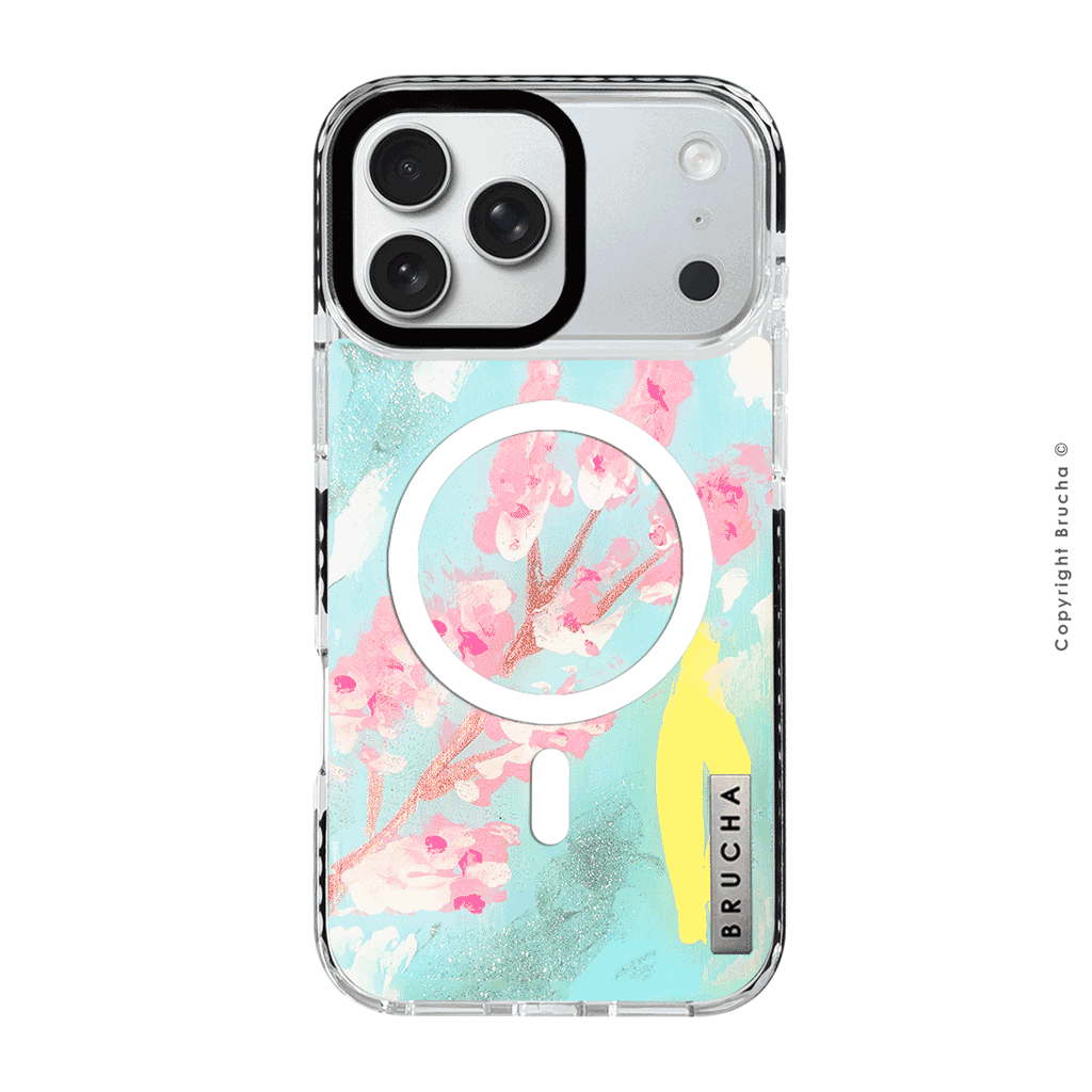 Set funda Magsafe ultra protectora, cartera Magsafe y holder match pintada a mano para iPhone 17 Pro Max  - 色