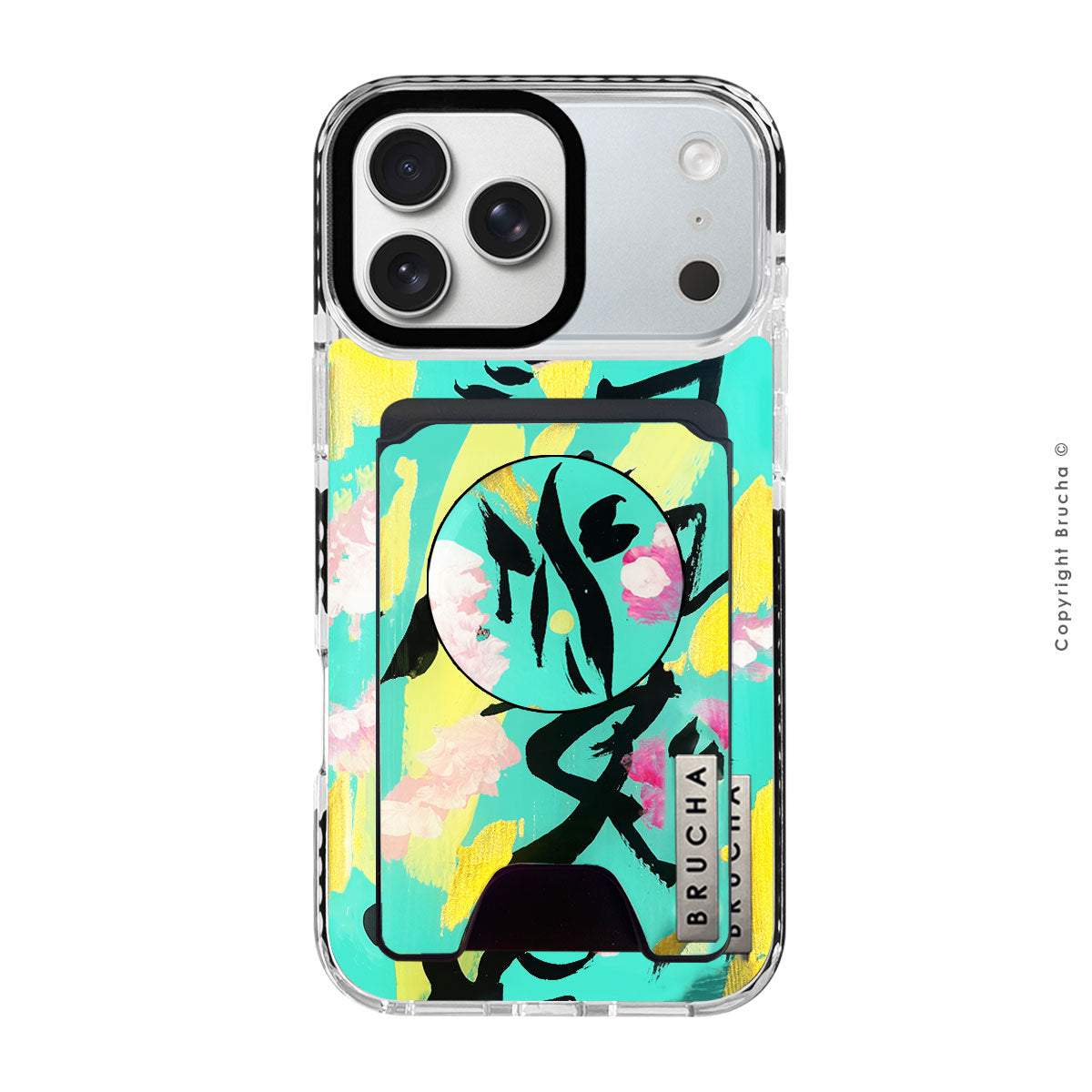 Set funda Magsafe ultra protectora, cartera Magsafe y holder match pintada a mano para iPhone 17 Pro Max  - 旅行