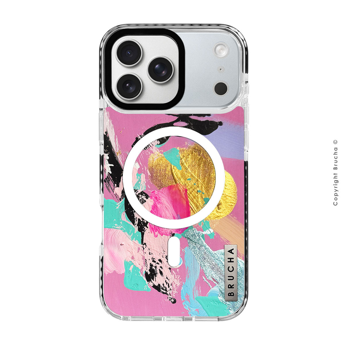 Funda Magsafe ultra protectora pintada a mano para iPhone 17 Pro Max - Bravo