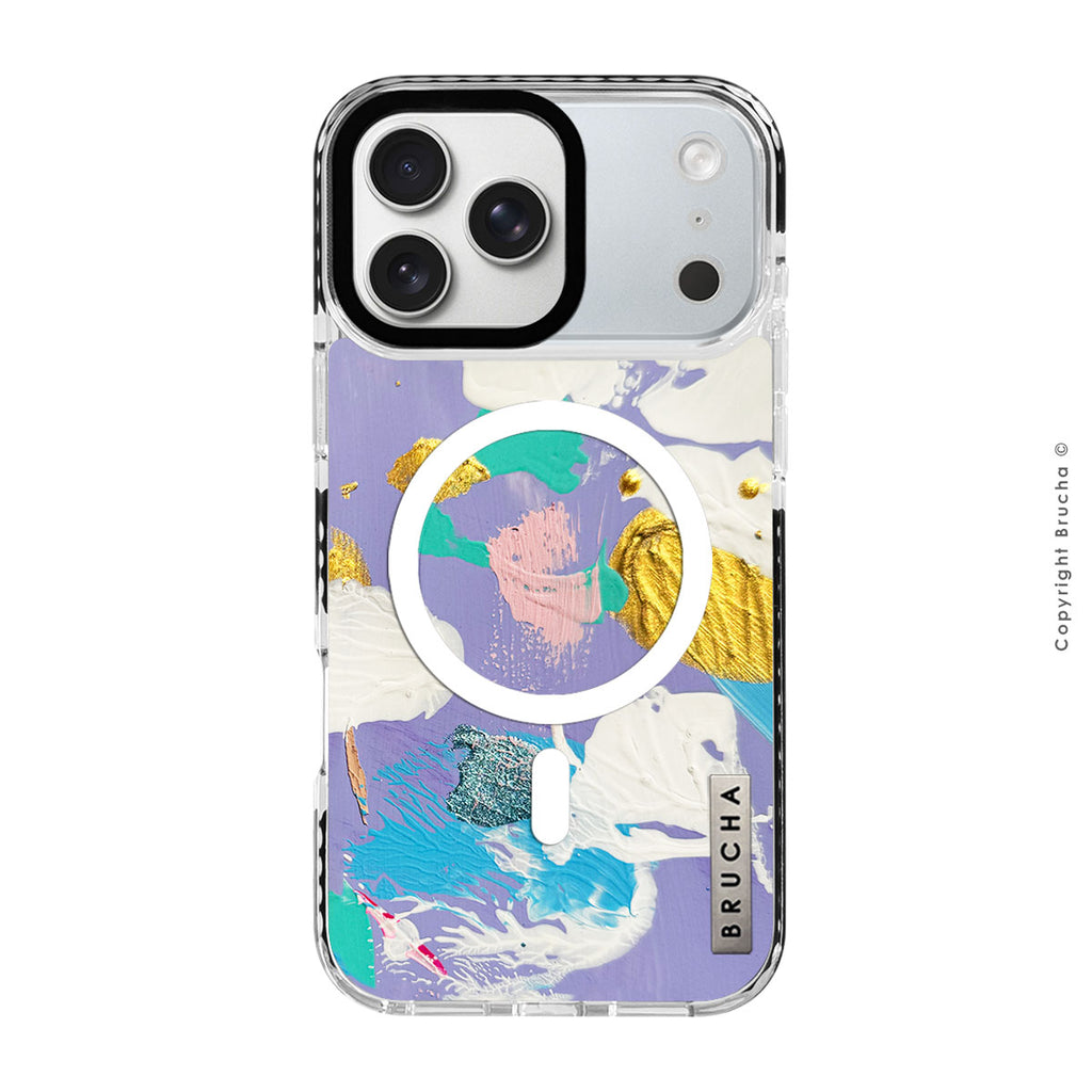 Funda Magsafe ultra protectora pintada a mano para iPhone 17 Pro Max - Ivory