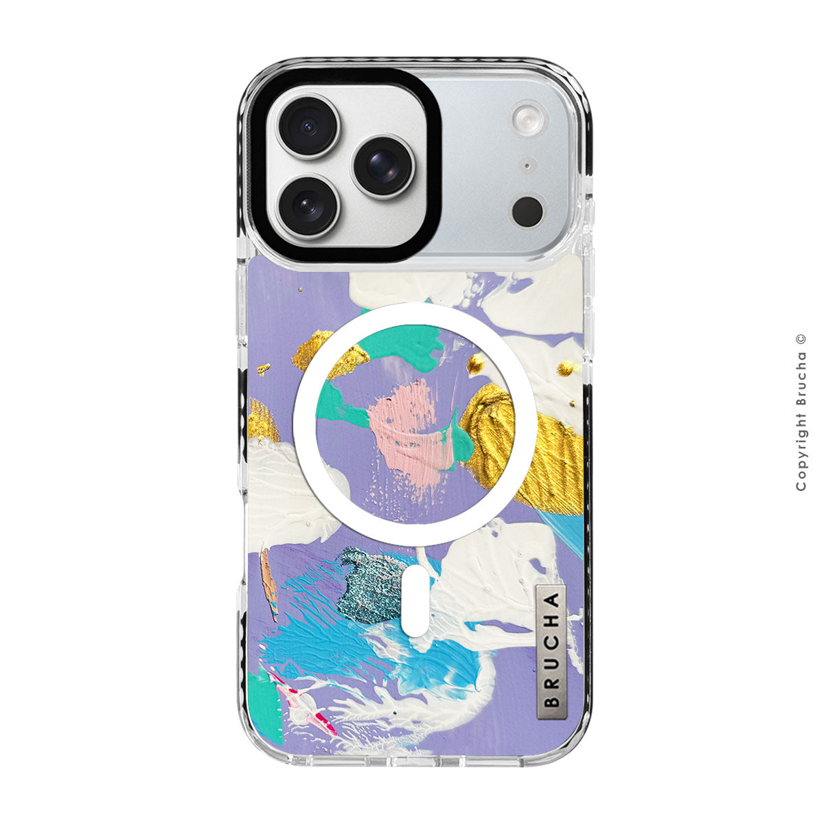 Funda Magsafe ultra protectora pintada a mano para iPhone 17 Pro Max - Ivory