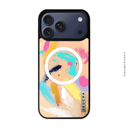 Funda Magsafe ultra protectora pintada a mano para iPhone 17 Pro Max - Bieber